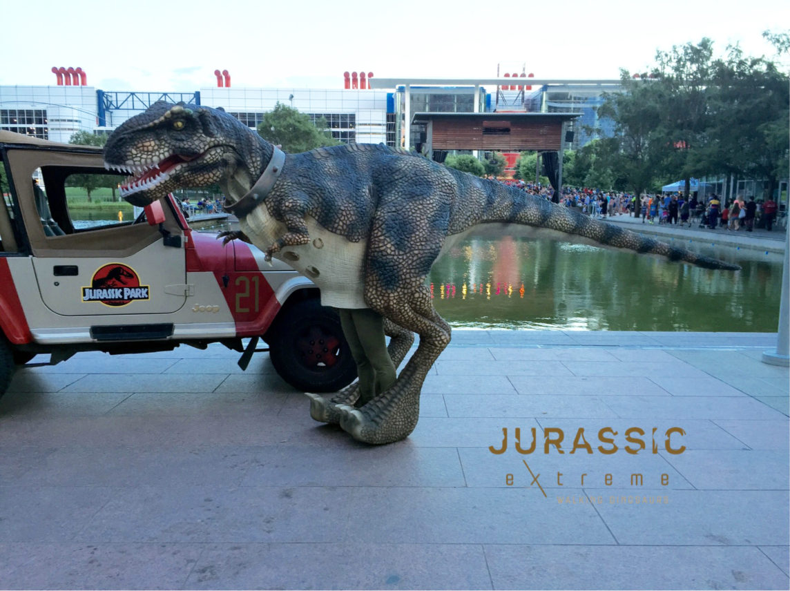 Trex Walking Dinosaur Costume from Jurassic Extreme