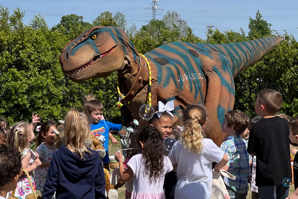 Walking Dinosaurs for Schools in Houston
